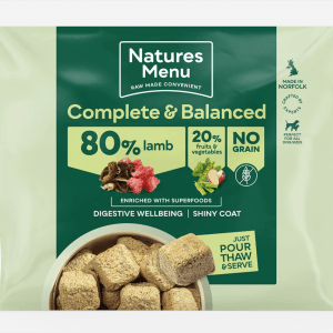 Natures Menu 80/20 Lamb with Superfoods For Adult Dogs 1KG