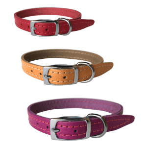 1/2″ Plain Leather Dog Collars