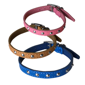 1/2″ Studded Leather Dog Collars