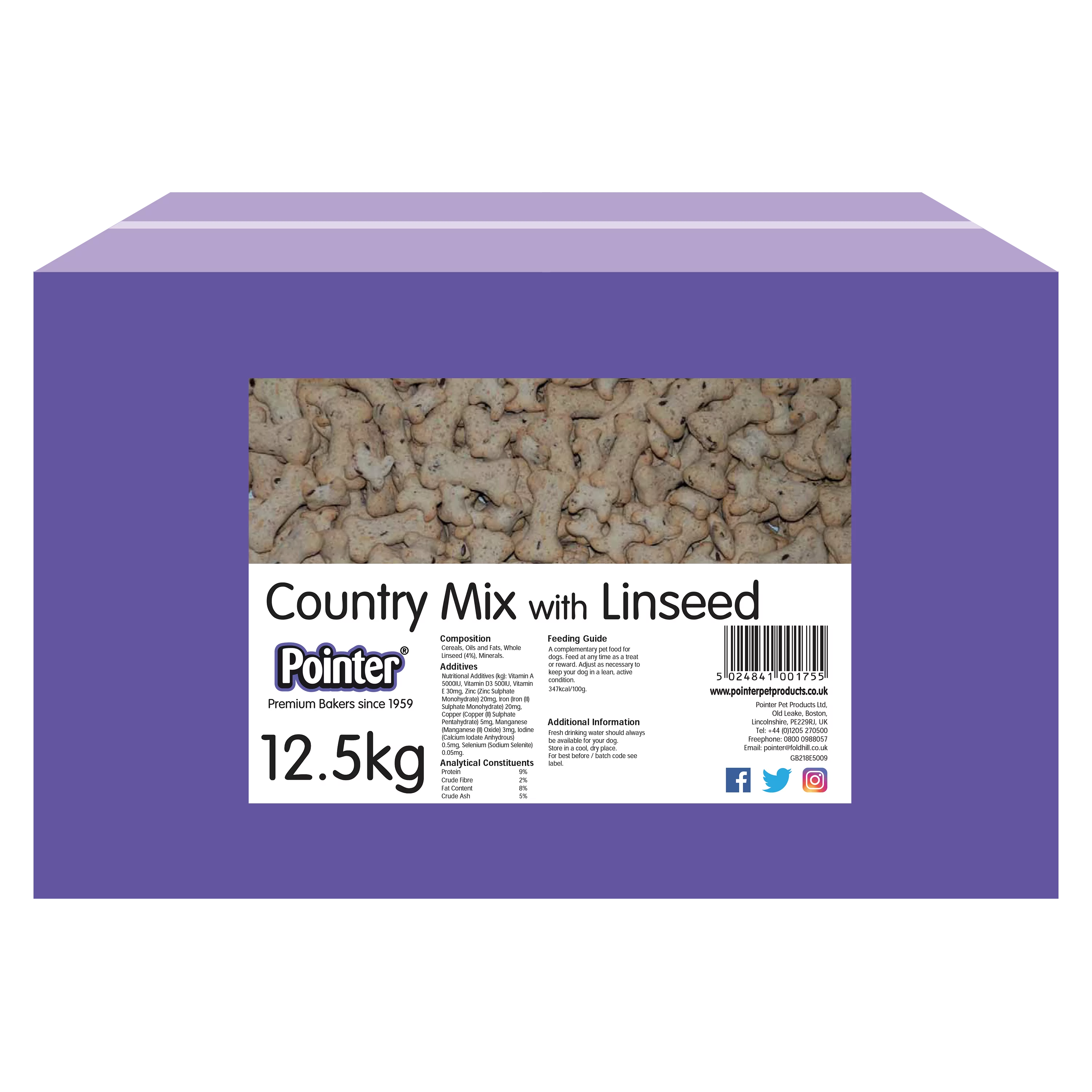 Country Mix with Linseed 12.5kg
