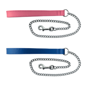 Leather Chain Lead (Medium)