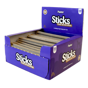 Pointer Peanut Butter Flavoured Sticks Grain Free