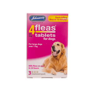 4Fleas – Large Dog Tablets ( 3 Treatment Pack )