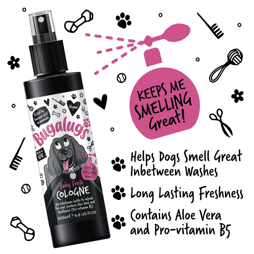 Bugalugs Baby Fresh Cologne Dog Deodorant Spray - Image 2