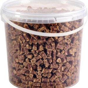 Premium Natural Duck Cubes Dog Treats, 2.5L Tub