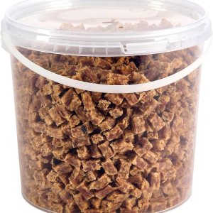 Premium Natural Chicken Cubes Dog Treats, 2.5L Tub