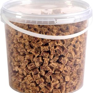 Premium Natural Rabbit Cubes Dog Treats, 2.5L Tub