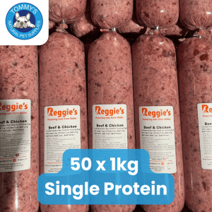 Reggies Raw – 50 x 1KG Singles Box