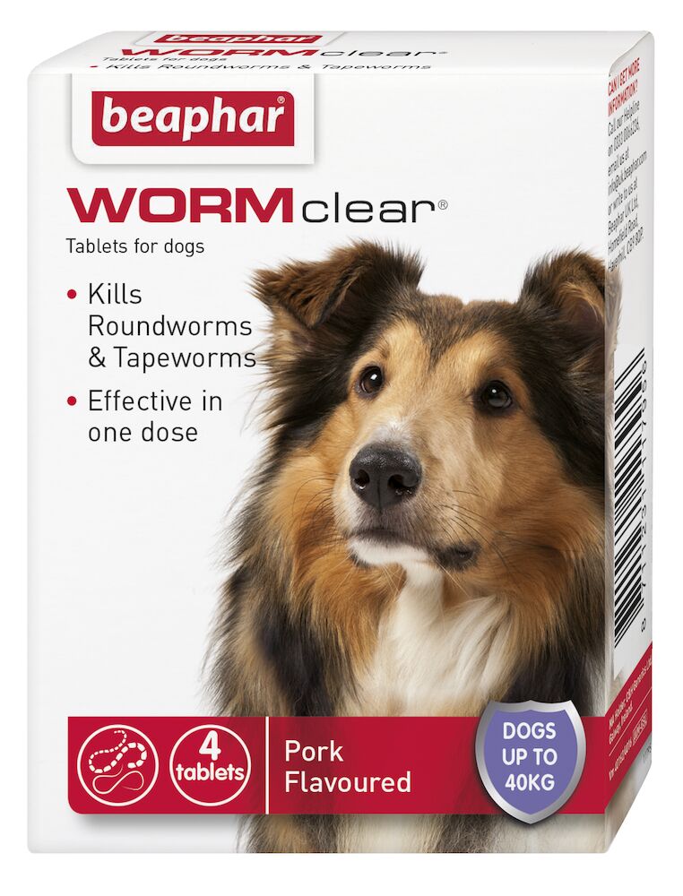 Beaphar WORMclear® Worming Tablets for Dogs (up to 40kg)