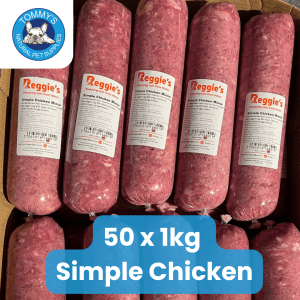 Reggies Raw - Organic Simple Chicken - 50 x 1KG