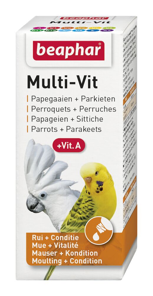 Beaphar Multi-Vitamin Liquid for Parrots & Parakeets 20Ml