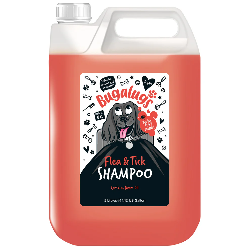 Flea and Tick Dog Shampoo with Neem Oil (5L)