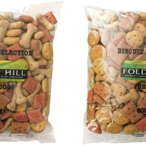 Fold Hill Dog Treats Biscuit Variety Selection Maintains Healthy Teeth & Gums 800g (2 Pack)