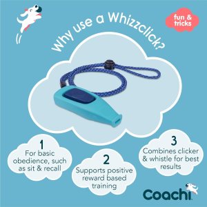 Coachi Whizzclick, 2-in-1 Combined Clicker and Whistle