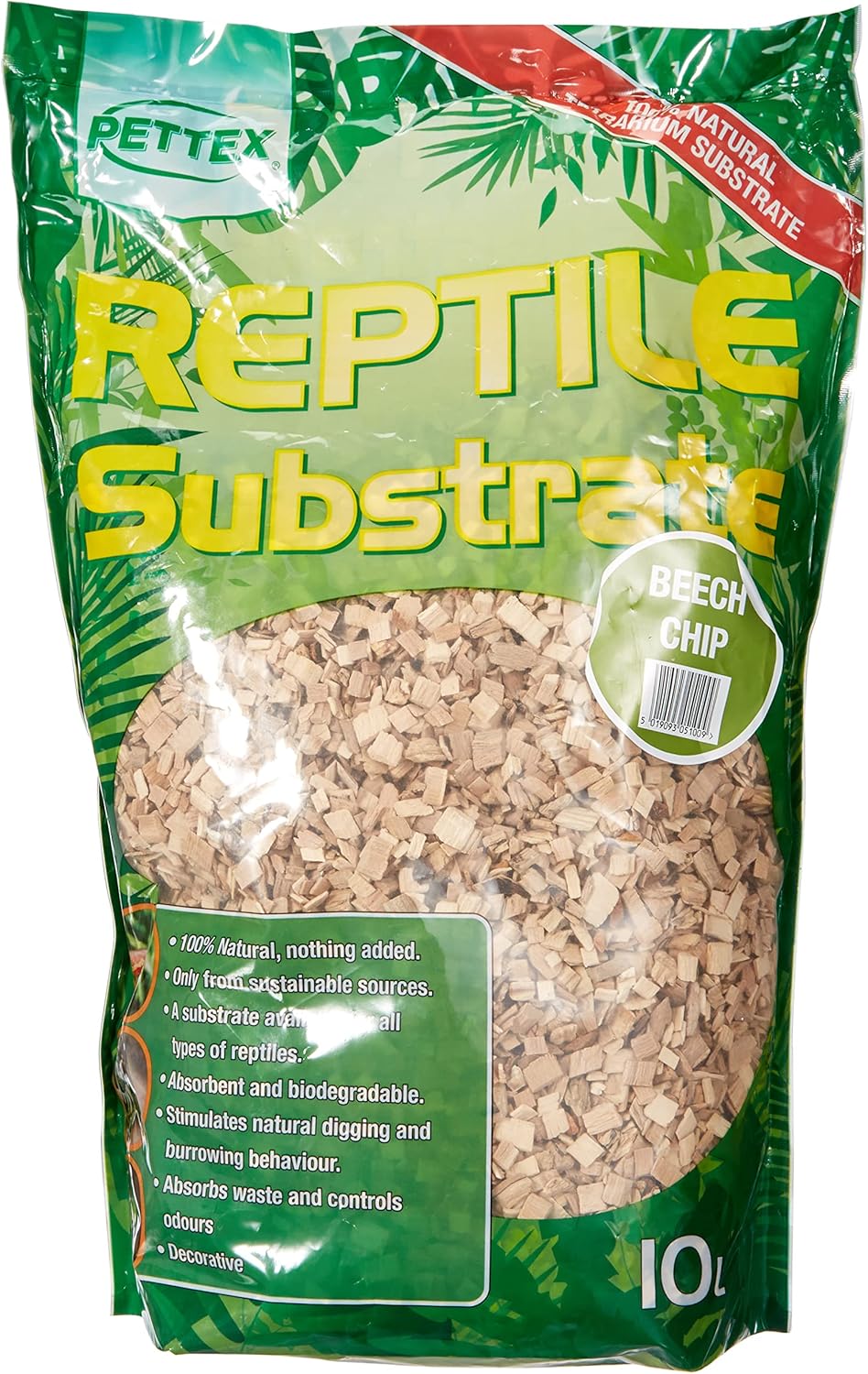 Pettex Reptile Substrate - Beech Chips 10L