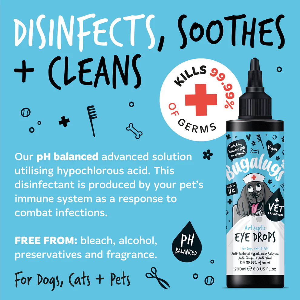 Bugalugs Antiseptic Eye Drops for Dogs, Cats & Pets - Image 6