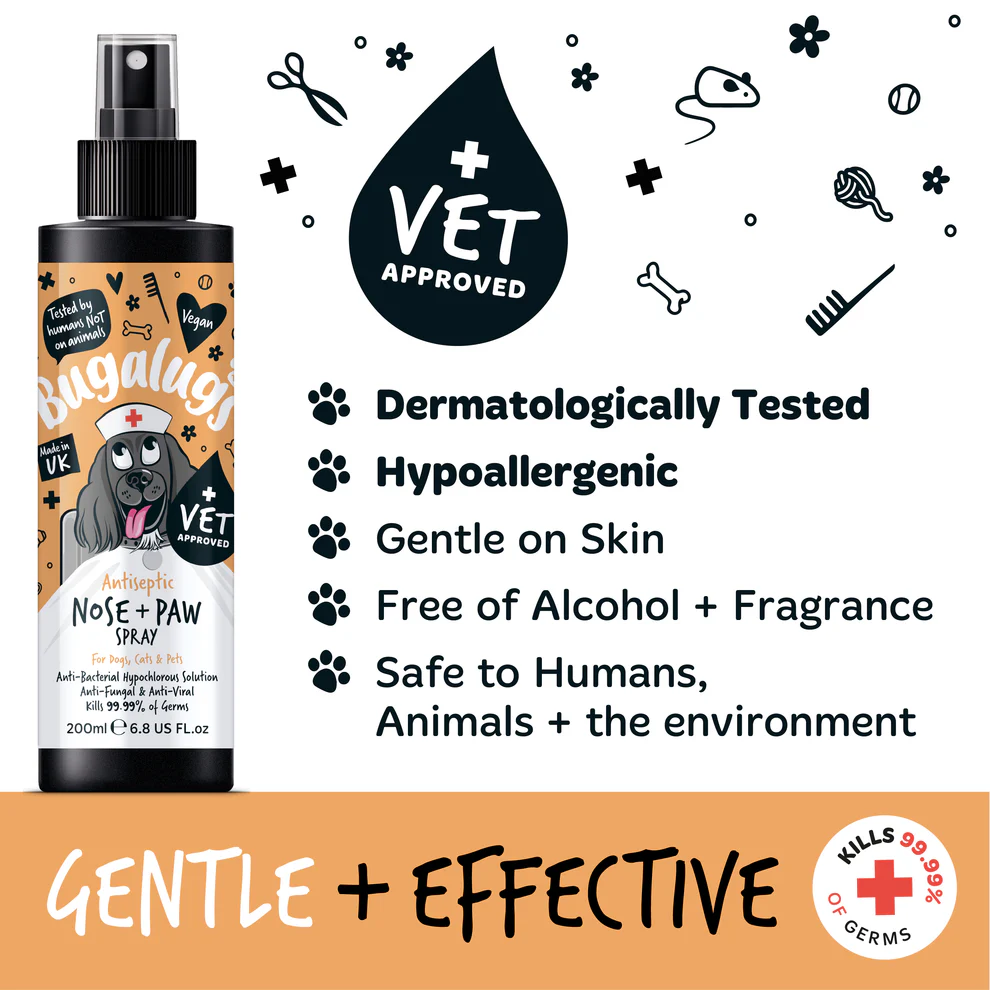 Bugalugs Antiseptic Nose & Paw Spray for Dogs, Cats & Pets - Image 7