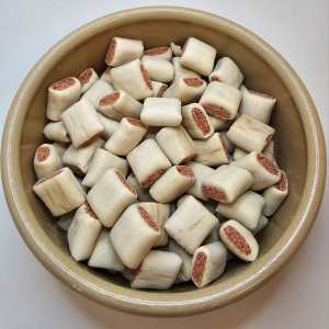 Salmon Flavoured Burgers Fold Hill Pointer Dog Treats Biscuits Chew Treat Snack 1 KILO BAG