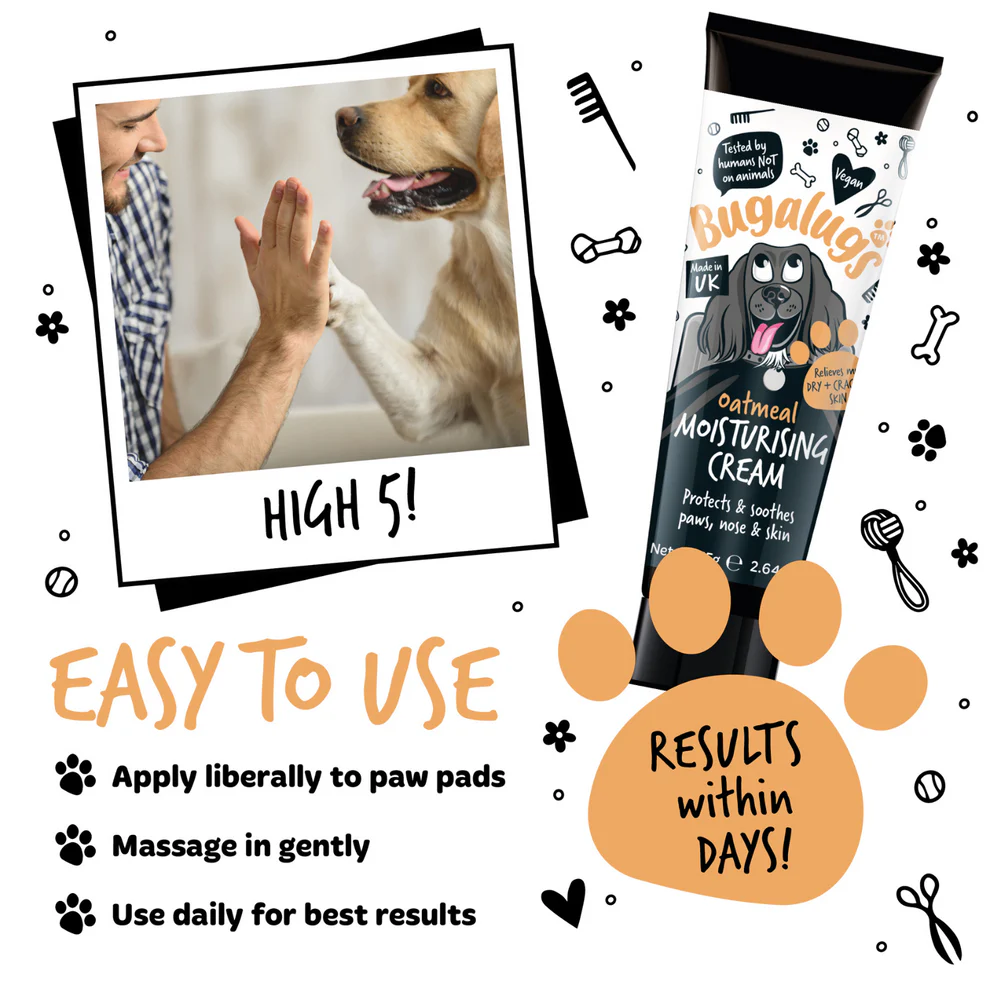 Bugalugs Oatmeal Moisturising Cream for Dogs - Image 4