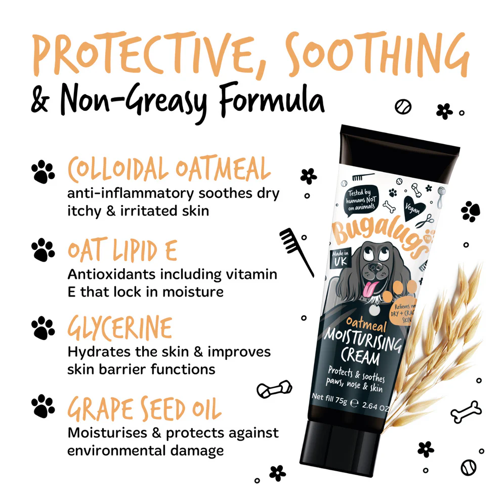 Bugalugs Oatmeal Moisturising Cream for Dogs - Image 6