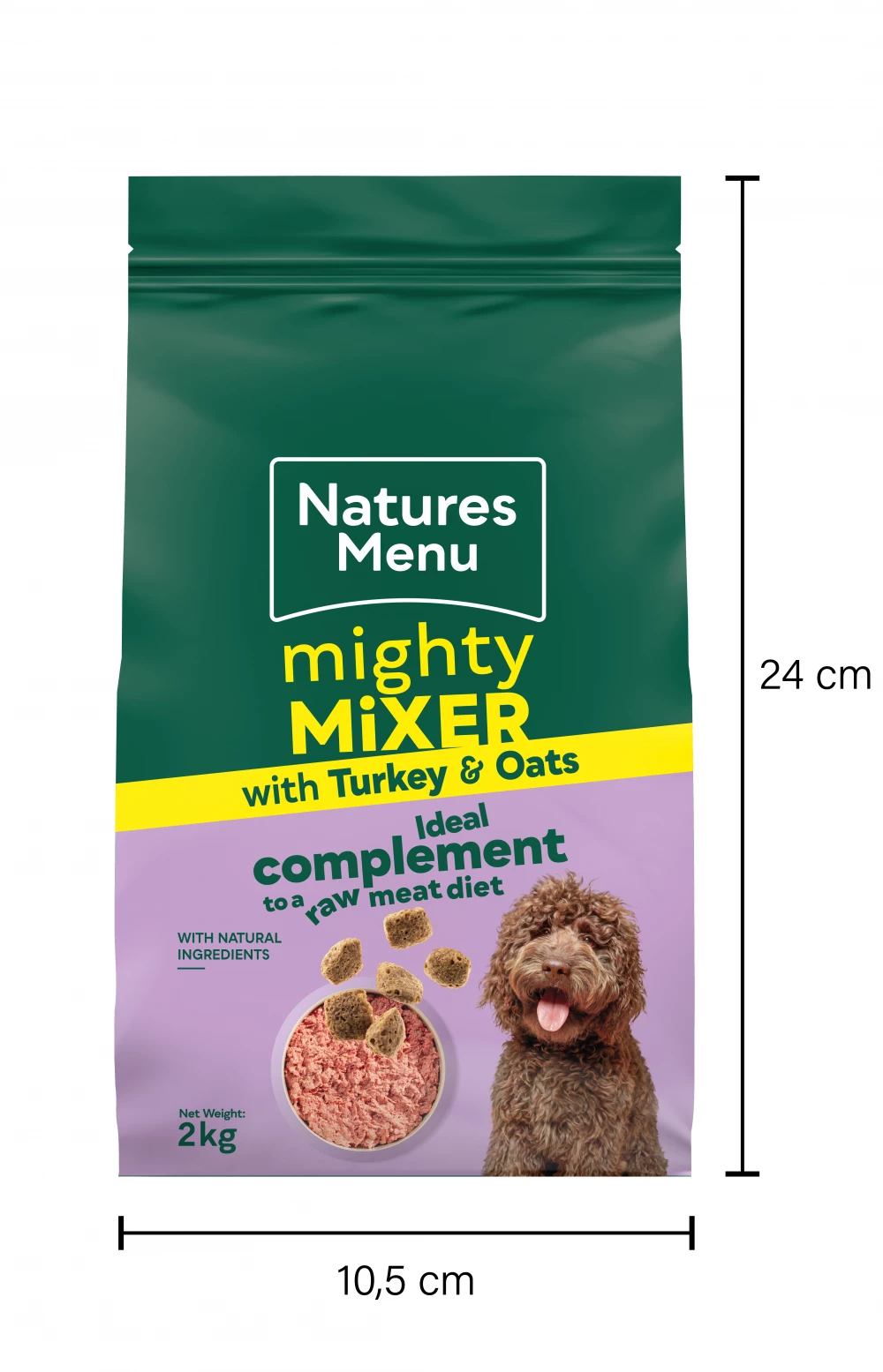 Natures Menu Biscuits Mighty Mixer With Salmon & Potatoes For Adult Dogs - Image 3