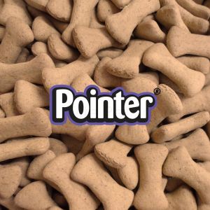 Pointer Cheese Flavoured Bones Dog Treat Biscuits Crunchy Oven Baked 1 KILO BAG