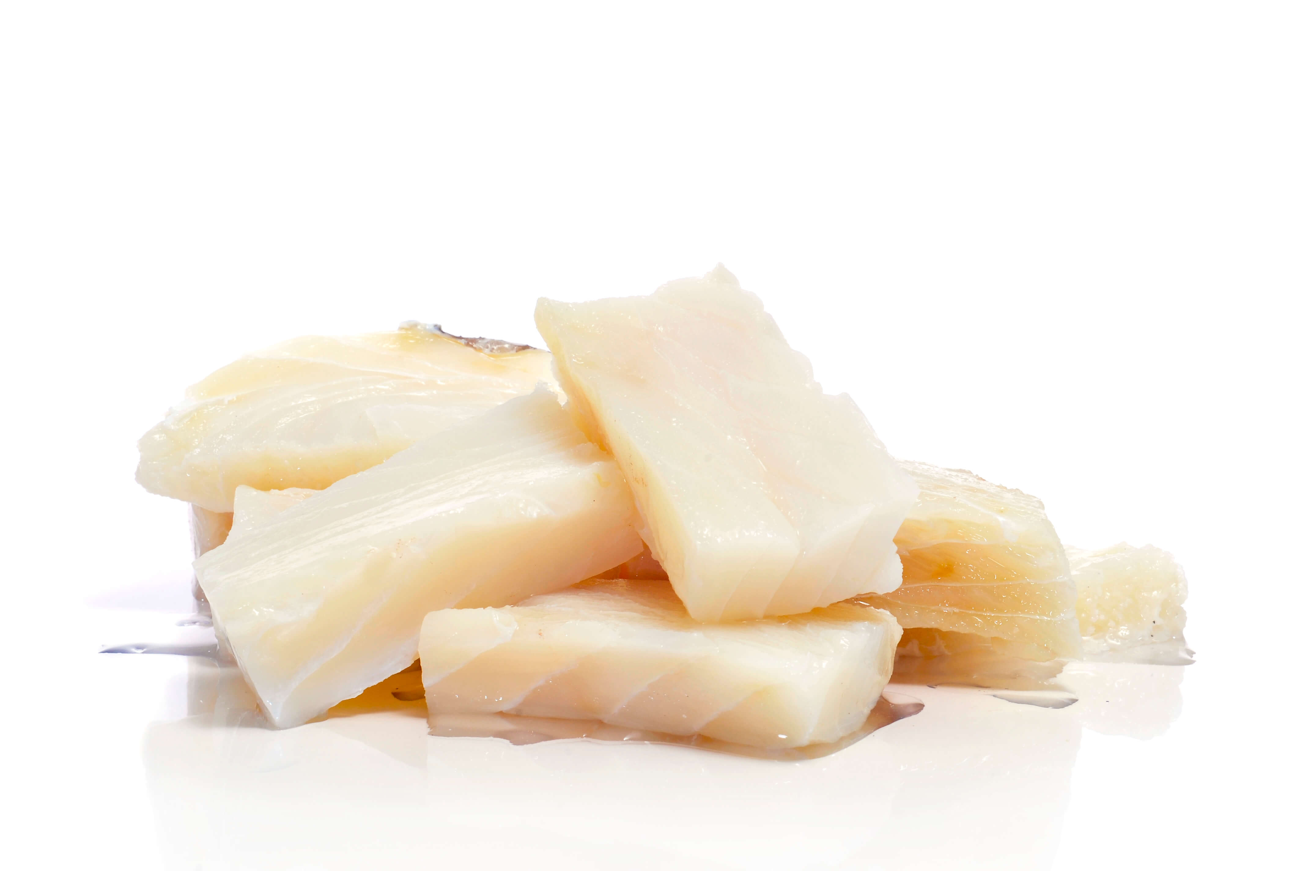 White Fish chunks low fat raw fish pieces - 1Kg