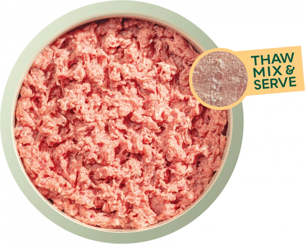 Natures Menu Raw Lamb & Chicken Block For Adult Dogs 12 X 400GM - Image 2