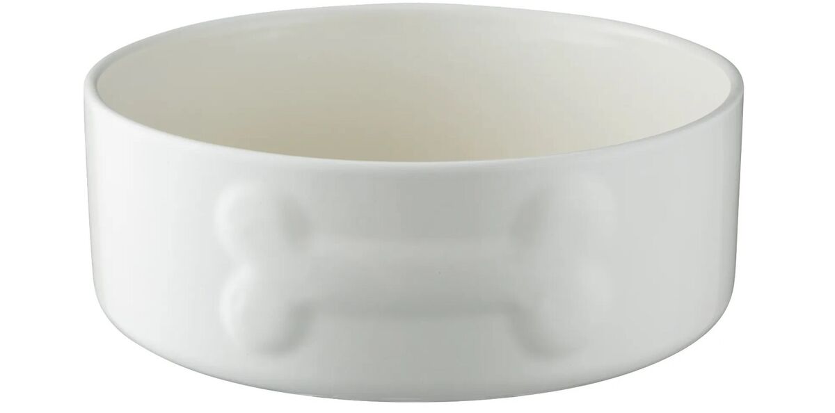 Mason Cash Colour Mix 20cm Cream Dog Bowl 20x8cm
