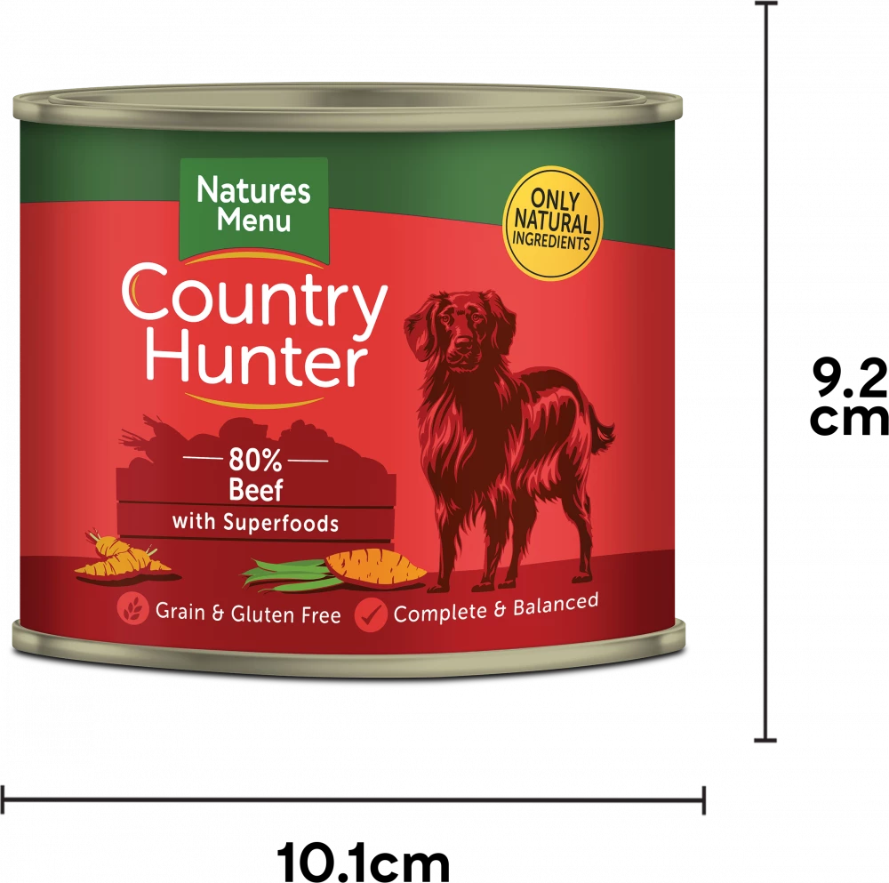 Country Hunter Cans Beef with Superfoods For Adult Dogs - 600Gram - Image 4