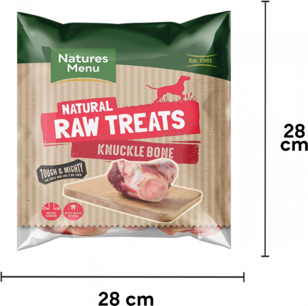 Natures Menu Raw Chews Beef Knuckle Bone For Adult Dogs - Image 2