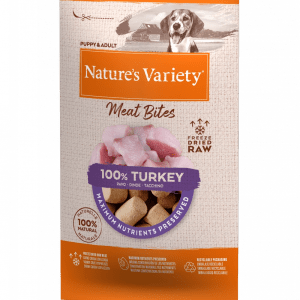 Freeze Dried Meat Bites 100% Turkey For Adult Dogs 20 gram
