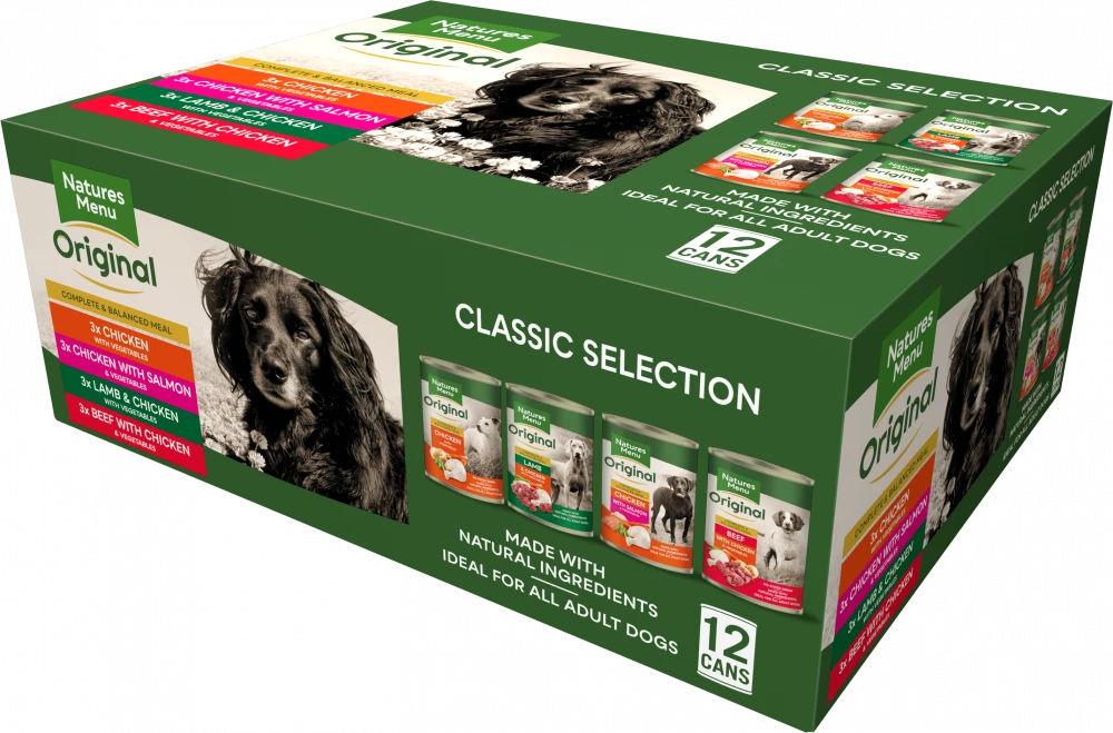 Natures Menu Cans Multipack For Adult Dogs 12 x 400g Cans