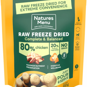 Complete Freeze Dried Food 80/20 Chicken For Adult Dogs 120Gm