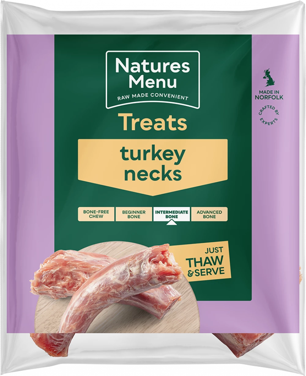 Natures Menu Raw Chews Natures Menu Raw Turkey Necks For Adult Dogs
