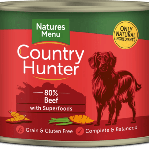 Country Hunter Cans Beef with Superfoods For Adult Dogs - 600Gram