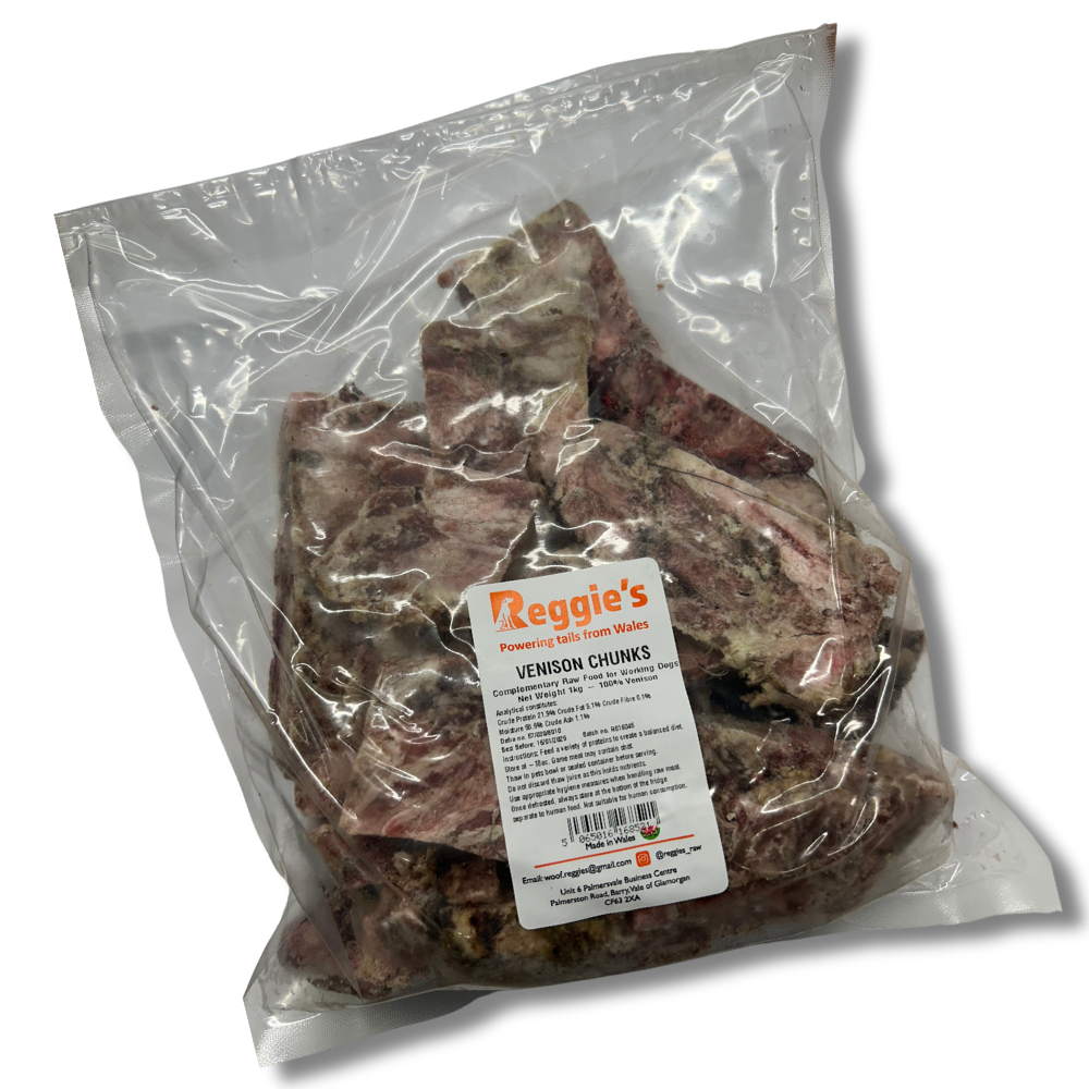 Venison Chunks - ( FOR DOGS ) - 1KG