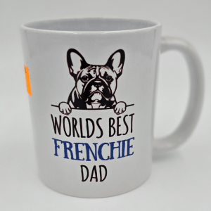 Worlds Best Frenchie Dad - Printed Mug ( Both Sides )