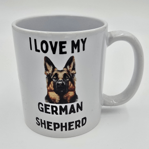I Love My German Shepherd Mug Printed ( Both Sides )