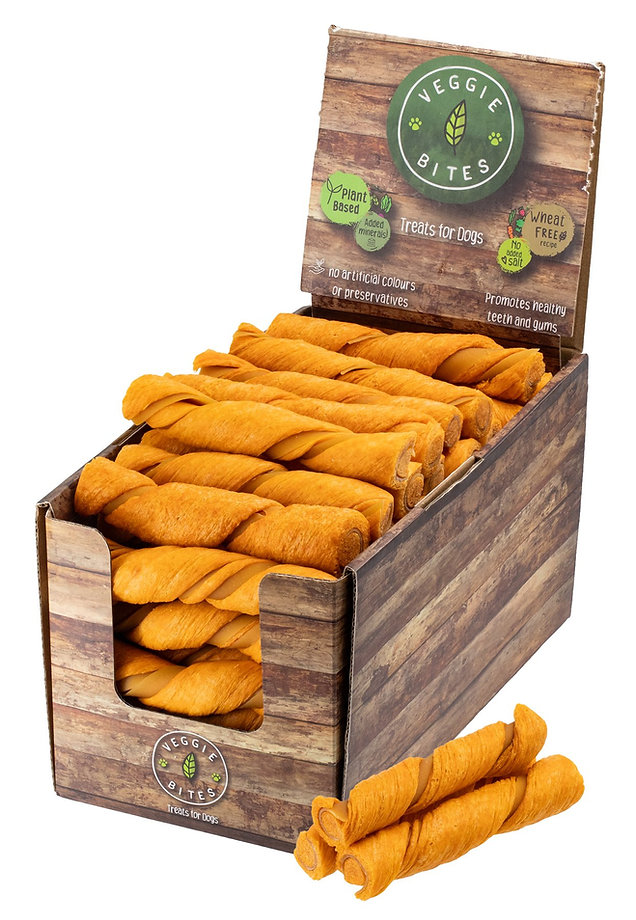 Veggie Bites Puffed Carrot Twists 5.5” - EACH