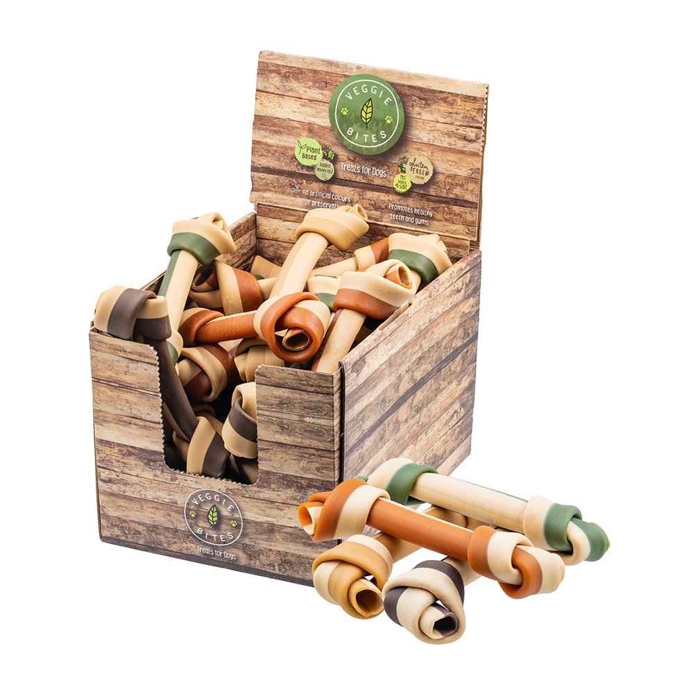 Veggie Bites Two Colour Large No Hide Knot - EACH
