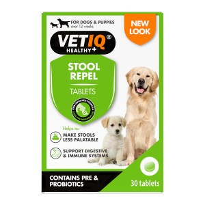 VetIQ Stool Repel Coprophagia Aid For Dogs & Puppies 30 Tablets