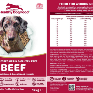 Beef Flavoured Grain & Gluten Free Cold Pressed Dog Food