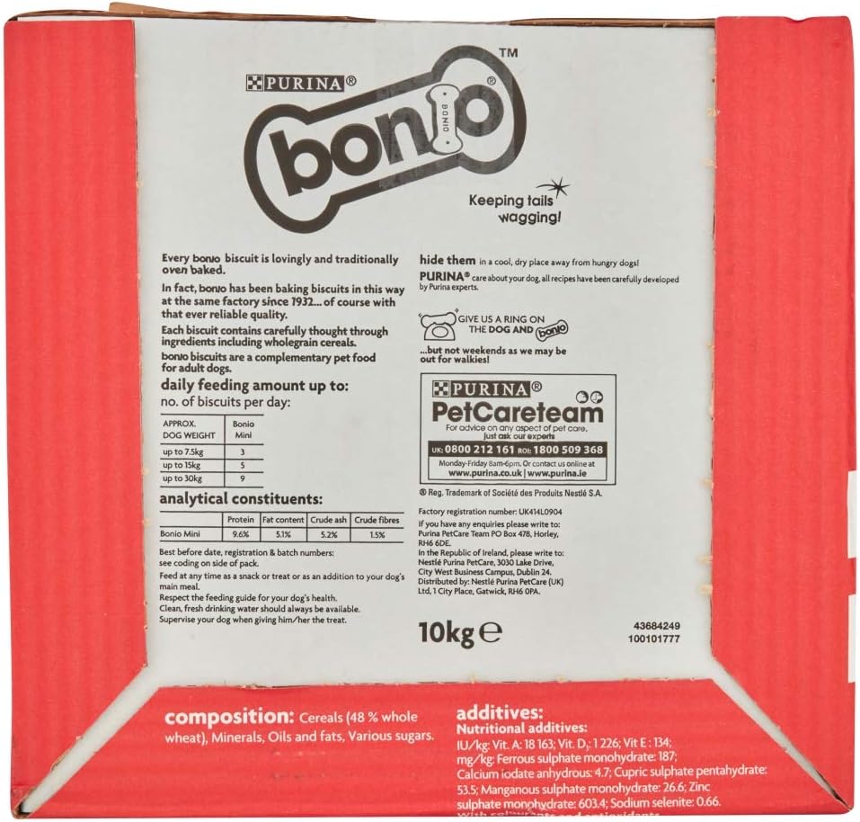 Bonio Mini Dog Biscuits Dog Food 10kg - Image 3