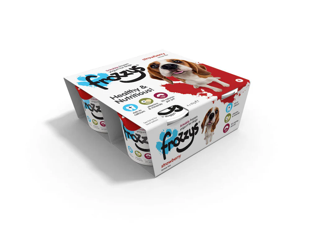 Frozzys Frozen Yogurt - Strawberry - Single Tub - Image 3