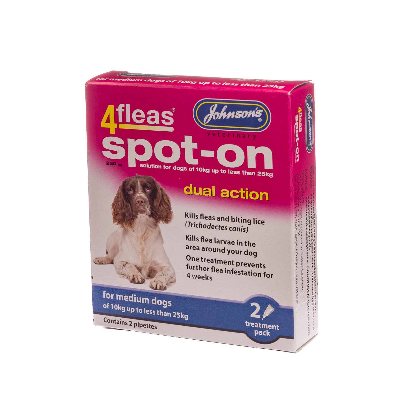 Johnson's 4fleas Spot-on for Medium Dogs 10 -25kg - Image 3