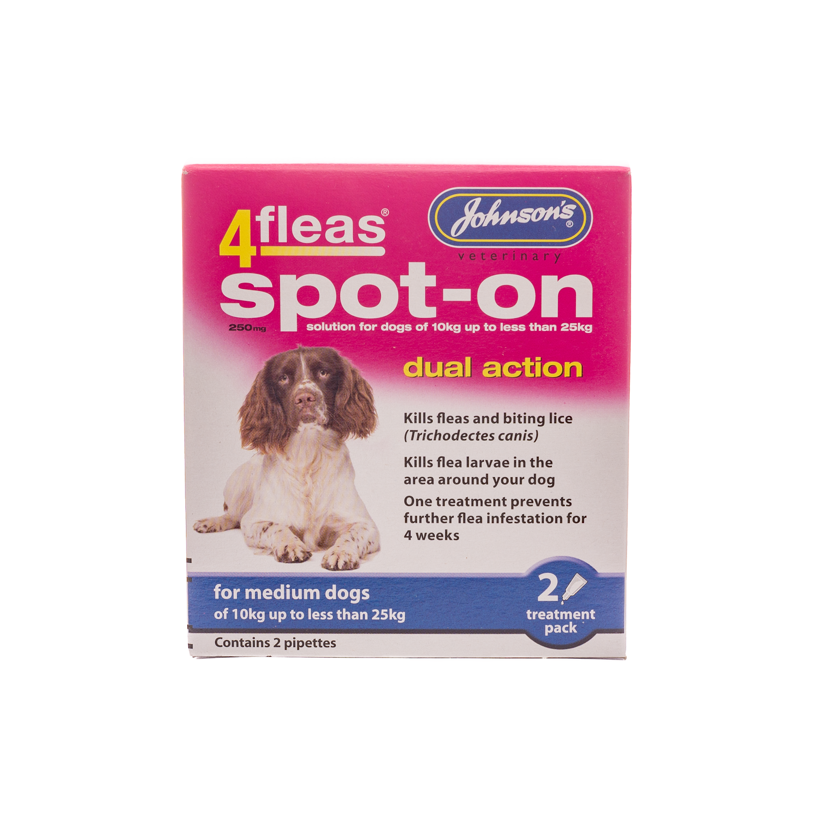 Johnson's 4fleas Spot-on for Medium Dogs 10 -25kg