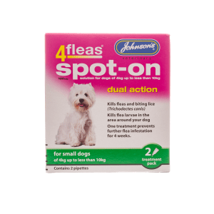 Johnson's 4fleas Spot-on for Small Dogs 4 – 10kg