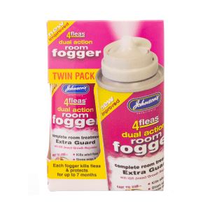 Johnson's 4fleas Room Fogger – Twin Pack 200ml