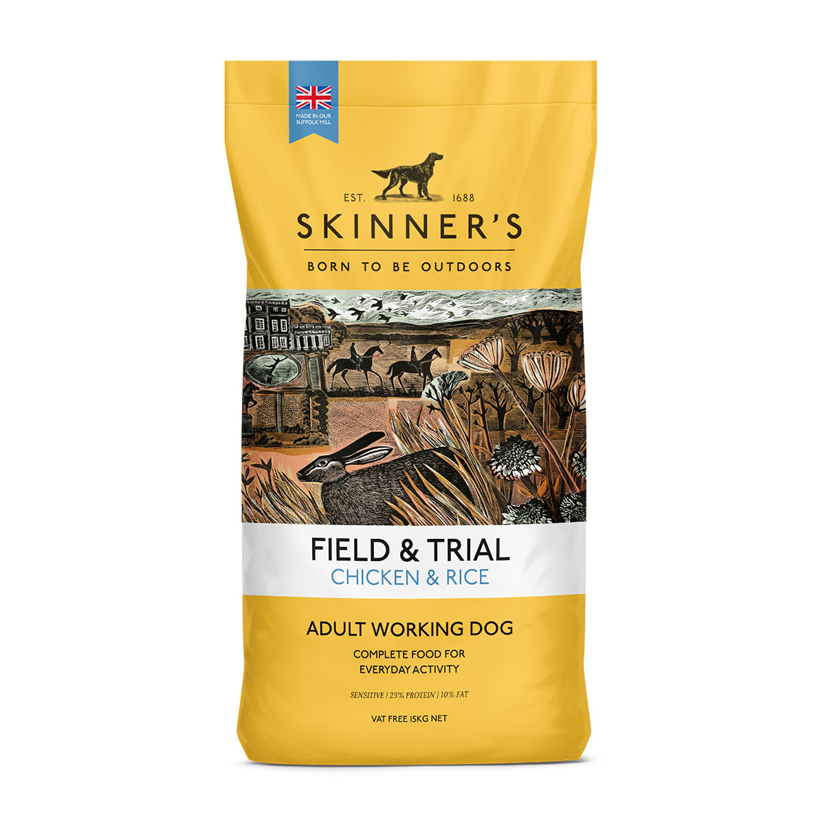 SKINNER'S Field & Trial Chicken & Rice 15KG